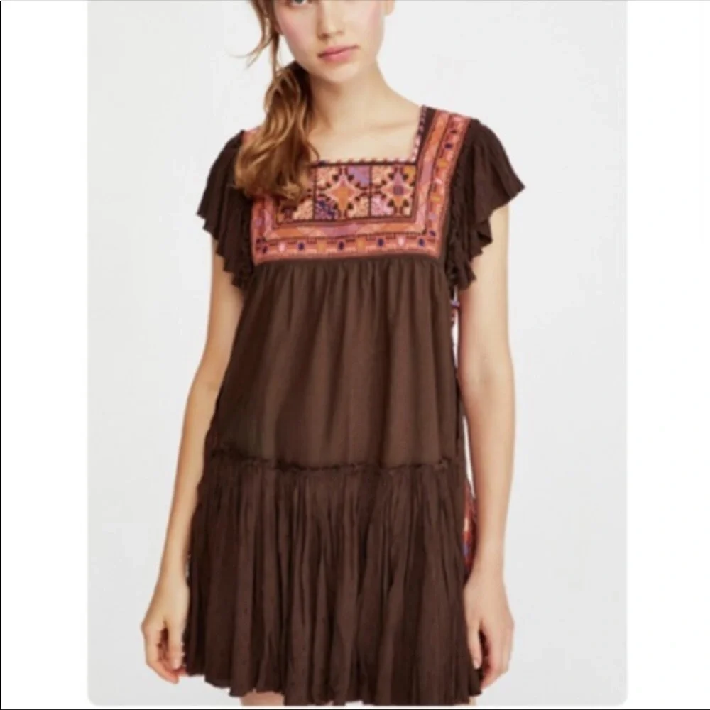 Free People Day Glow Mini in Bitter Oil Color GUC size XS